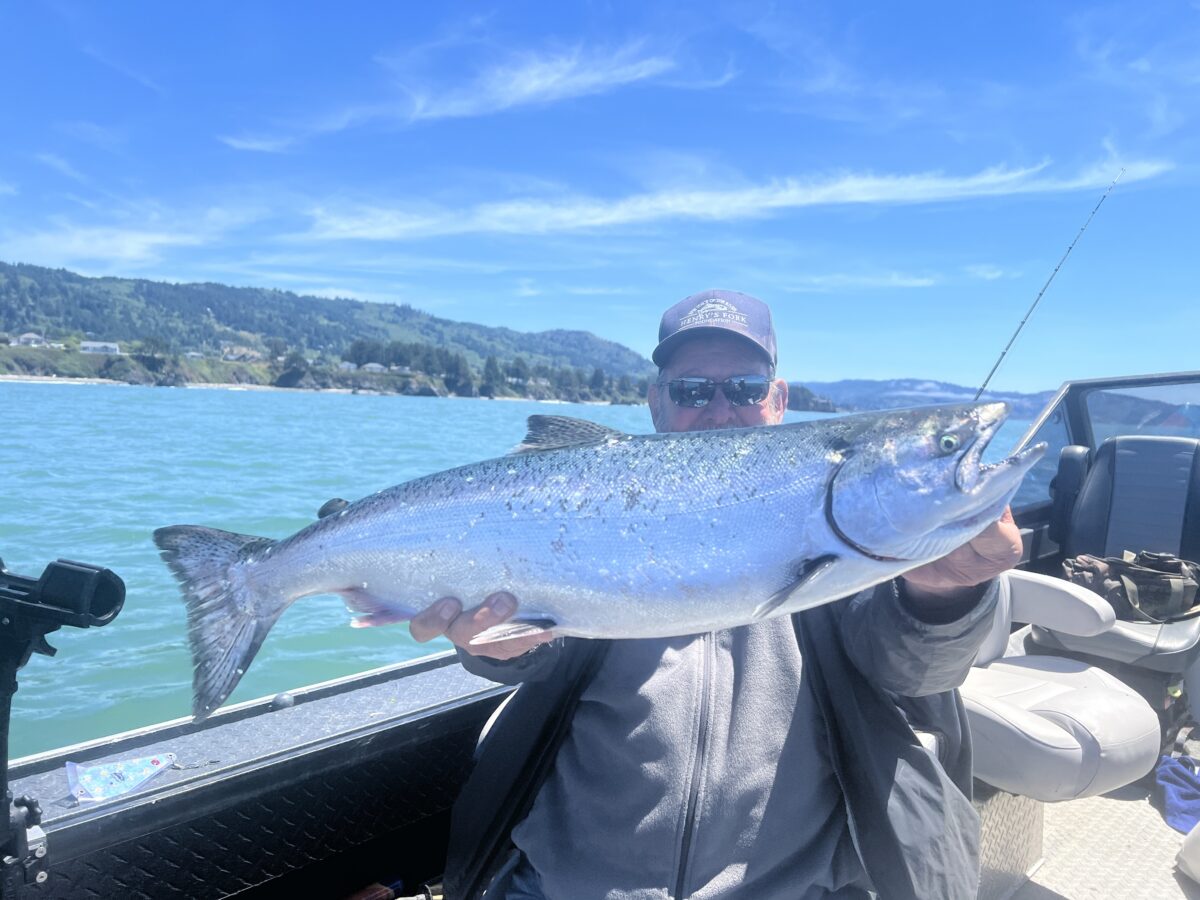 other fishing on the Lower Rogue River — Gold Beach Oregon, Mid June Ocean Salmon